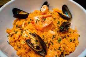 Seafood risotto