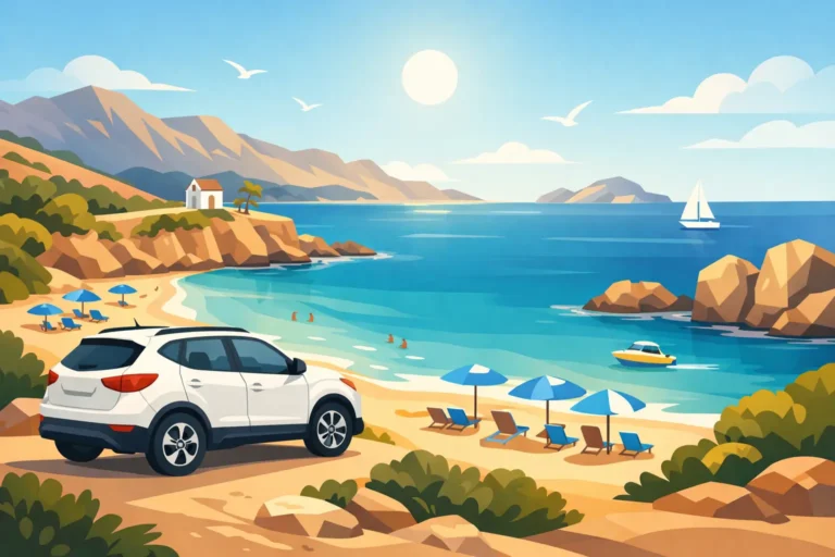 Mietwagen auf Kreta für Strandtouren